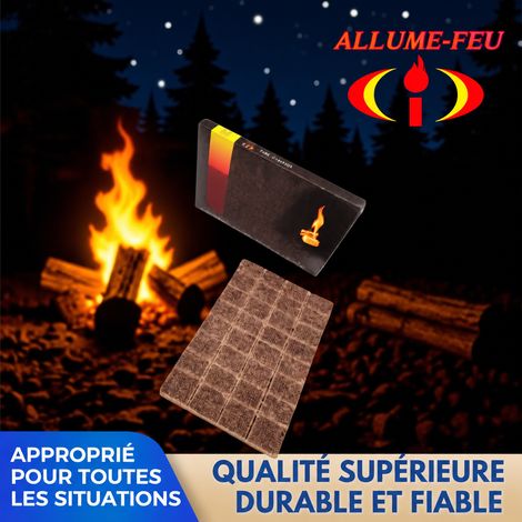 Allume-feu pour barbecue d'extérieur blocs de combustible 32 cubes par boîte 0,18 g – Livraison gratuite (1/5)