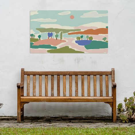 Tableau extérieur été en couleurs, 120x80 cm (1/5)