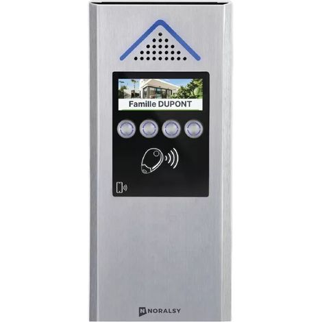 Noralsy – Interphone 4G HD pour villa – Audio bidirectionnel – Alimentation secteur – Installation facile avec application mobile