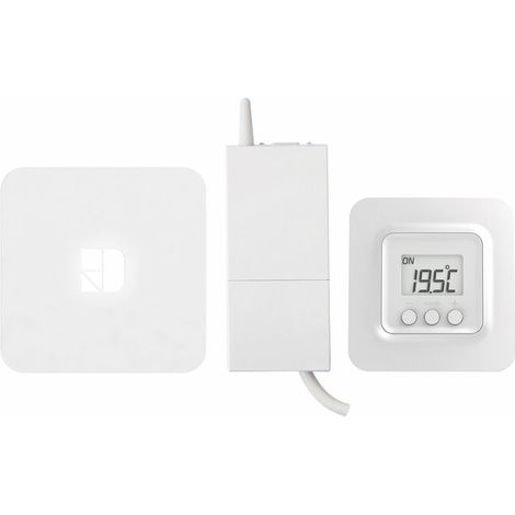Delta Dore – Thermostat connecté pour système réversible/non réversible – Pack Tybox 5300 – Gestion de chauffage mono/multizones – Commande chaudière, poêle à bois, PAC (1/4)