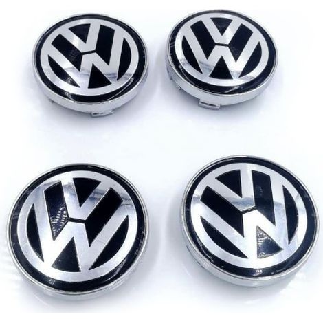 Cache-moyeu VW10 60 mm pour pneus Volkswagen (lot de 4)