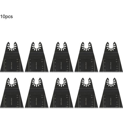 Ej.Life Multifunktionswerkzeug Set aus Metall Oszillierendes Sägeblatt Kit, Sägeblätter Set 10 Stücke Universal Oszillierendes Sägeblatt Oszillierendes Multi-Tool aus Kohlenstoffstahl 65mm (1/5)