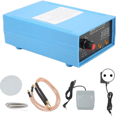 Pistolet à souder par points 5000W avec affichage numérique, aiguille en cuivre, kit de soudage de batterie, prise EU, AC100-240V (1/5)