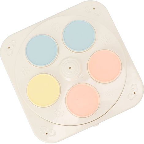 Présentoir rotatif à desserts 20 cm, support à cupcakes automatique avec musique et 5 plateaux, pour mariage et anniversaire (1/5)