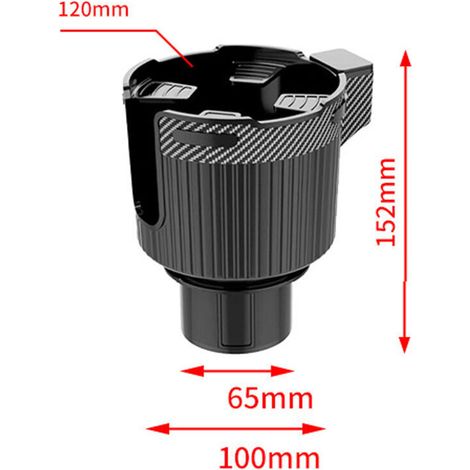 Tapus de voiture Expanseur Expander Boissons Bouteilles Adaptateur extension pour les grandes tasses de bouteilles en 3,0-4,4 pouces (1/4)