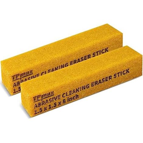 2 Blocs de Nettoyage Bande Abrasive en Caoutchouc Naturel Haute Qualité - Dimensions 200mm x 40mm (1/5)