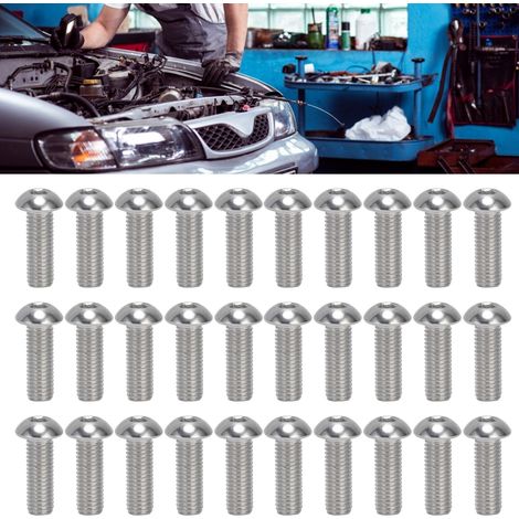 Vis à tête cylindrique bombée à six pans creux M101,5, filetage grossier M1030 (1/5)
