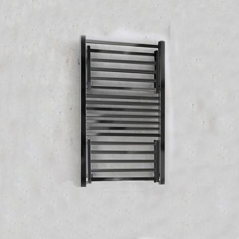 Schwarz Warmwasser heizkorper, 1378mm hoch und 580mm breit - 587 Watt - STEND19/1372/580/N (1/4)