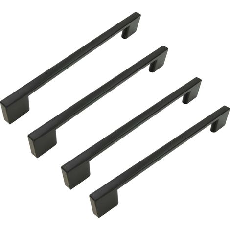 x Möbelgriff schwarz 160 mm Metall (1/5)
