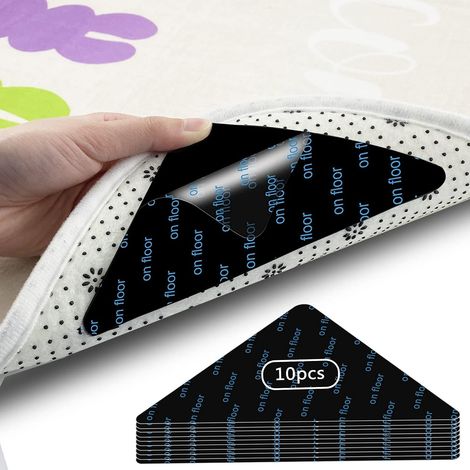 10pcs Anti Slip Mat,Anti Slip Mat,Anti Curl Mat,Self Adhesive Anti Slip Mat (1/5)