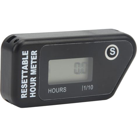 Compte-tours numérique pour moto/compteur horaire/minuterie LCD/moteur à essence étanche IP68 à capteur (1/5)