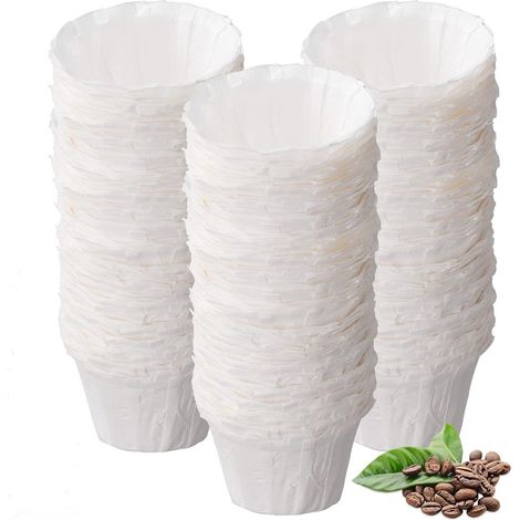 Einweg-Kaffeefilter aus Papier, geeignet für wiederverwendbare Becher, K-Cup-Papierfilter, K-Cup-Kaffeekapseln (300 Stück) (1/4)