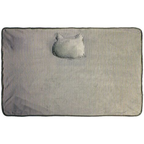 Couverture chauffante USB pour genoux (11572cm) Chauffe-pieds chauffant en flanelle Chauffe-corps Châle Couverture électrique, (gris)