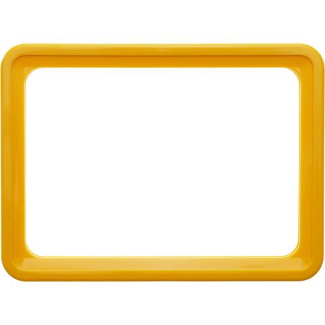 PrimeMatik - Quadro per cartelli, manifesti e segnaletica giallo de la dimensione A3 427x304mm