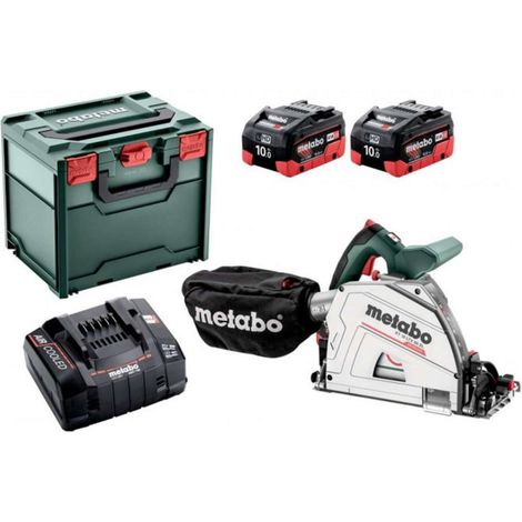 Sega circolare METABO KT 18 LTX 66 BL - Ø 165 mm 2 batterie 8,0 Ah, caricabatterie - 601866810 (1/5)