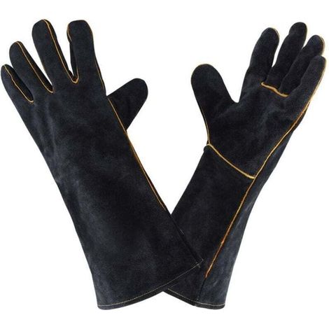 Gants de soudage en cuir 932 ° F, gant de soudage de cuisine à haute température pour le travail barbecue four jardinage 40 cm › Sécurité › Équipements et matériel de sécurité › Gants › (1/5)