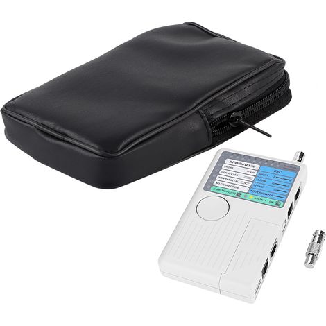4-in-1 Portable LAN Network Cable Tester Remote RJ11 RJ45 USB BNC for UTP STP Cables Tracker