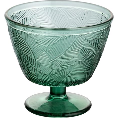 Florina Tropic Eisbecher aus Glas, 310 ml, grün