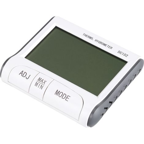 Digital LCD Indoor Thermometer Hygrometer Room Temperature Humidity Meter Clock