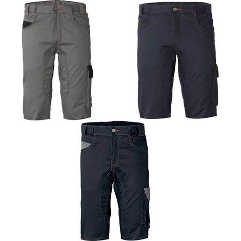 Pantaloni corti da lavoro Rossini Stiffer - M - Grigio/Nero (1/4)