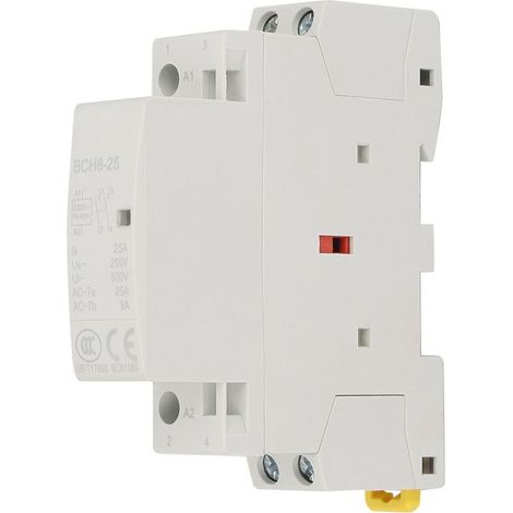 2P 25A 220V/230V 2NO 50/60HZ Din Rail Ménage AC Contacteur (1/5)