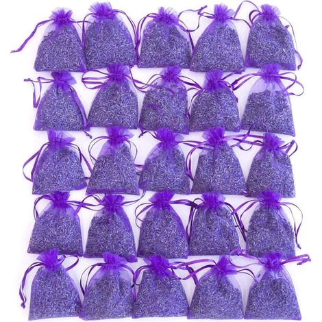 25 sachets de lavande - Sachets de lavande séchés naturellement (1/5)