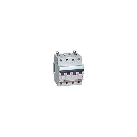 Legrand – Disjoncteur tétrapolaire 4P 10k – Ampérages 16A, 20A, 32A – Protection contre surcharge et court-circuit – Installation facile