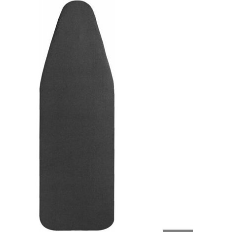 Housse XXL pour Planche à Repasser 148x55cm, 100% Coton, Rembourrage Épais, Facile à Mettre en Place (Noir) (1/3)