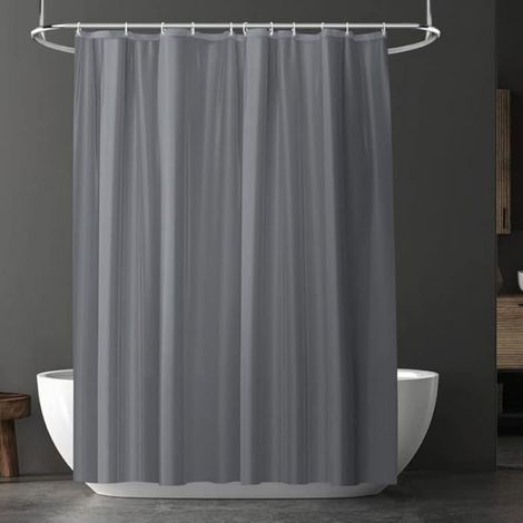 1 Rideau de douche,180x180 cm,PEVA,12 œillets métalliques,Imperméable,Salle de bain (1/5)