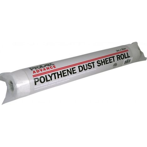 ProDec Polythene Dust Sheet Roll - 50m x 2m