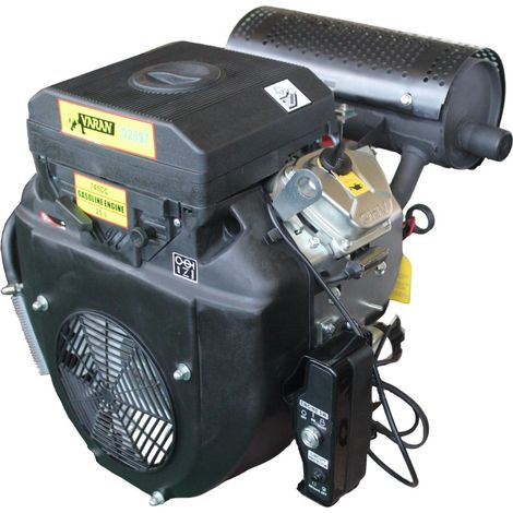 Varan Motors - 92597 Moteur essence 25CV 745cc V-twin avec démarreur électrique et sortie à clavette 25.4mm (1/5)