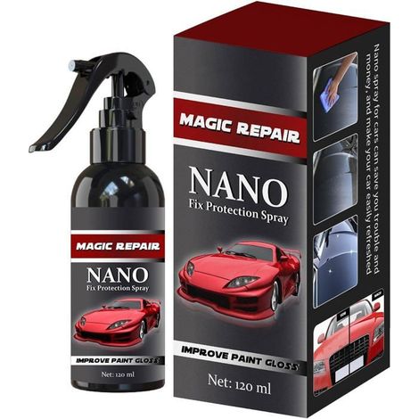 Spray céramique voiture hybride – Nano revêtement, finition brillante – Protection carrosserie (1/5)