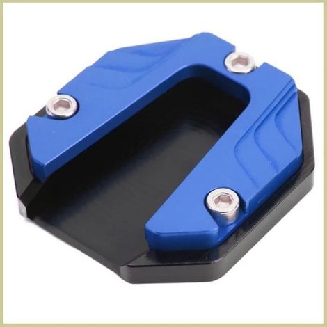 Cocosity Plaque de support de béquille latérale de moto (BLUE)Coussin De Plaque De Béquille Latérale De Moto auto pedales Bleu (1/4)