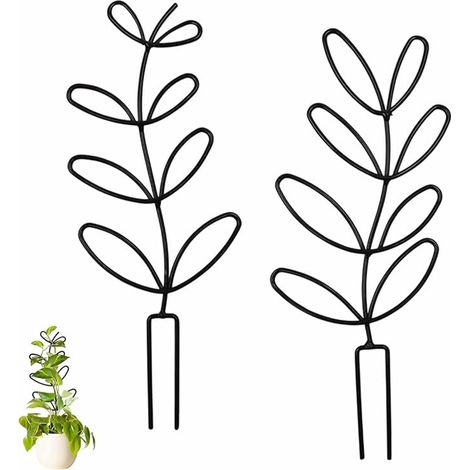 Tuteurs pour Plantes, Métal Plante de Forme Feuille (1/5)