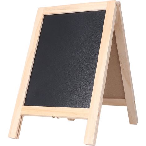 Chevalet pliable double face, tableau d'écriture en bois, tableau noir, planche à dessin, décoration publicitaire en bois pour la Saint-Valentin (1/5)
