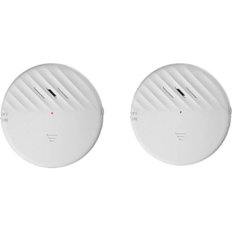 Alarme de Fenêtre et Porte 125dB avec Capteur de Vibration – Détecteur de Cambriolage avec LED et Sensibilité Réglable