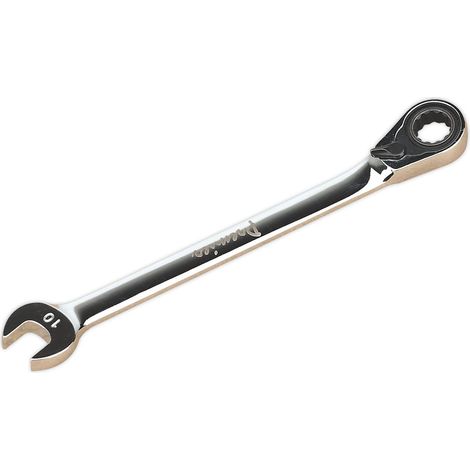 Sealey RRCW10 Premier Reversible Combination Ratchet Spanner 10mm (1/2)