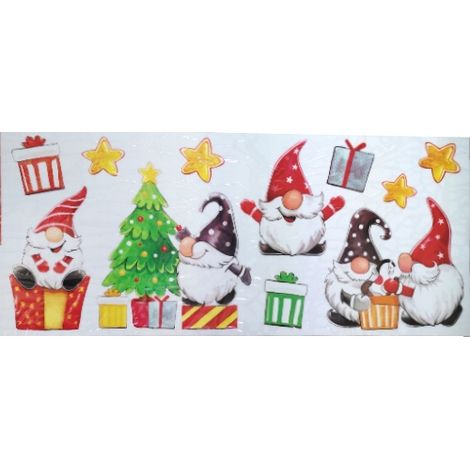 ADESIVI PER FINESTRE DI NATALE LIVARNO Decorazione Leprechaun