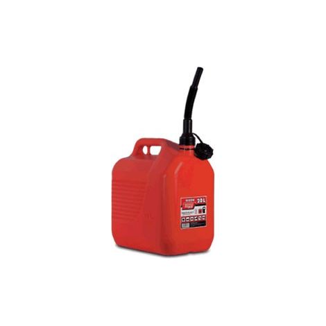 Bidon Plástico Tayg con canula rojo 20L20L