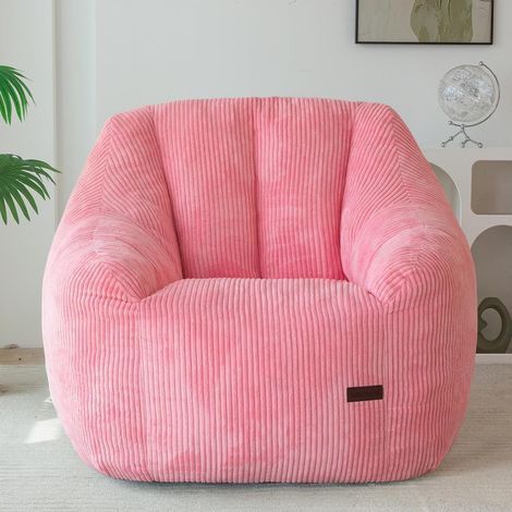 Pouf Canapé-Pouf avec Rembourrage, Fauteuil Confortable pour Le Salon, Idéal pour Adultes et Enfants, Canapé de Sol Rembourré pour la Chambre, Le Dortoir ou la Lecture (1/5)