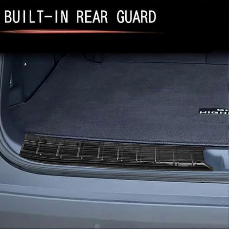 Pedal de maletero de acero inoxidable para Toyota Grand Highlander 2024, protector de caja trasera. (1/5)