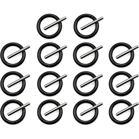 YMYNY 28-teiliges Schlagschrauber-Ring- und Dichtungs-, O-Ring-, Stift- und Dichtungs-Set für 1/2-Zoll-Stecknüsse, Schlagschrauber-Zubehör, Schlagstecknuss-Zubehör (14 Paar) (14 Paar) (1/4)