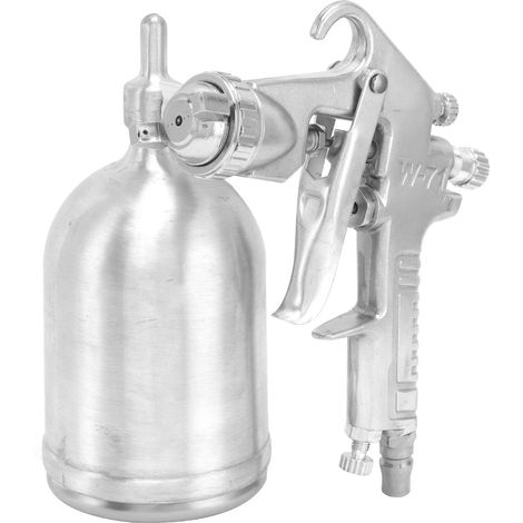 Pistolet à peinture à réservoir supérieur, pistolet à peinture à alimentation par gravité, outil pneumatique pour usage domestique (1/5)