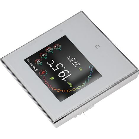 Thermostat mural sans fil avec écran tactile LCD pour chaudière, intelligent et connecté en Wi-Fi, 95-240 V (1/5)