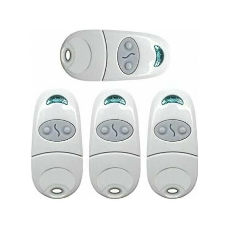 Top 432NA/432EE/432 EV/432M (4, White) Universal Gate Remote Control, PingGoo Garage Door Opener Remote Control, Portable Key Fob Transmitter, Garage Door Remote Control for Came (1/3)