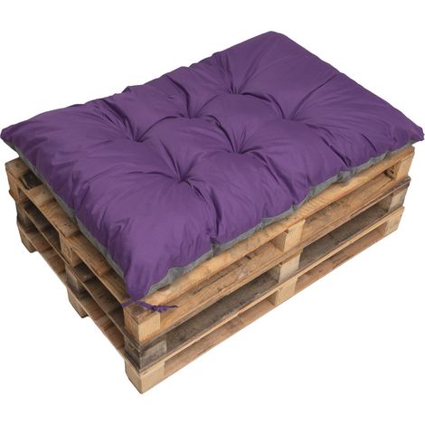 Coussin de palette 120x60cm, coussins de banc Violet, coussin de jardin, coussin extérieur/intérieur, coussins de canapé, coussin de palette
