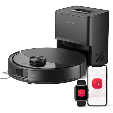 Roborock Q10 S5+ Robot Aspirador y Fregasuelo 2 en 1 de 10000 Pa, Doble Sistema Antienredos, Obstacle Avoidance, 7 Weeks Self-Emptying, Navegación PreciSense LiDAR, Control por App, Negro
