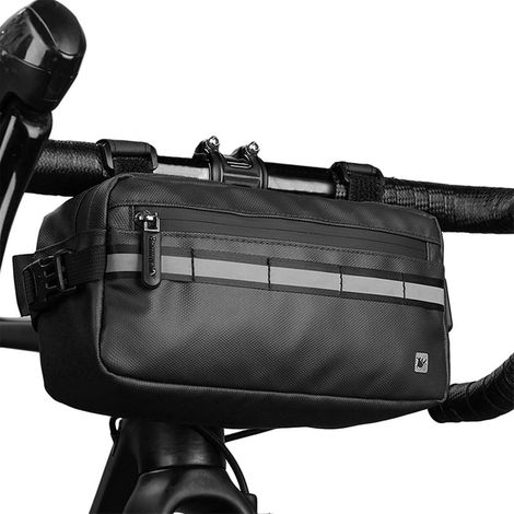 Fahrradlenkertasche, multifunktionale Fronttasche, Schultertasche, Gürteltasche, Umhängetasche für Fahrräder