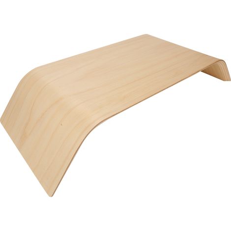 Monitorständer für Desktop-Computer, Laptop, Notebook, Holz, Birkenholz, Farbe (1/5)