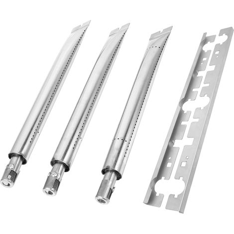 Brûleur tubulaire en acier inoxydable pour Signet 390 pièces de rechange, 18629 double tube et brûleur crossover - Accessoires pour barbecues à gaz Signet (1/5)